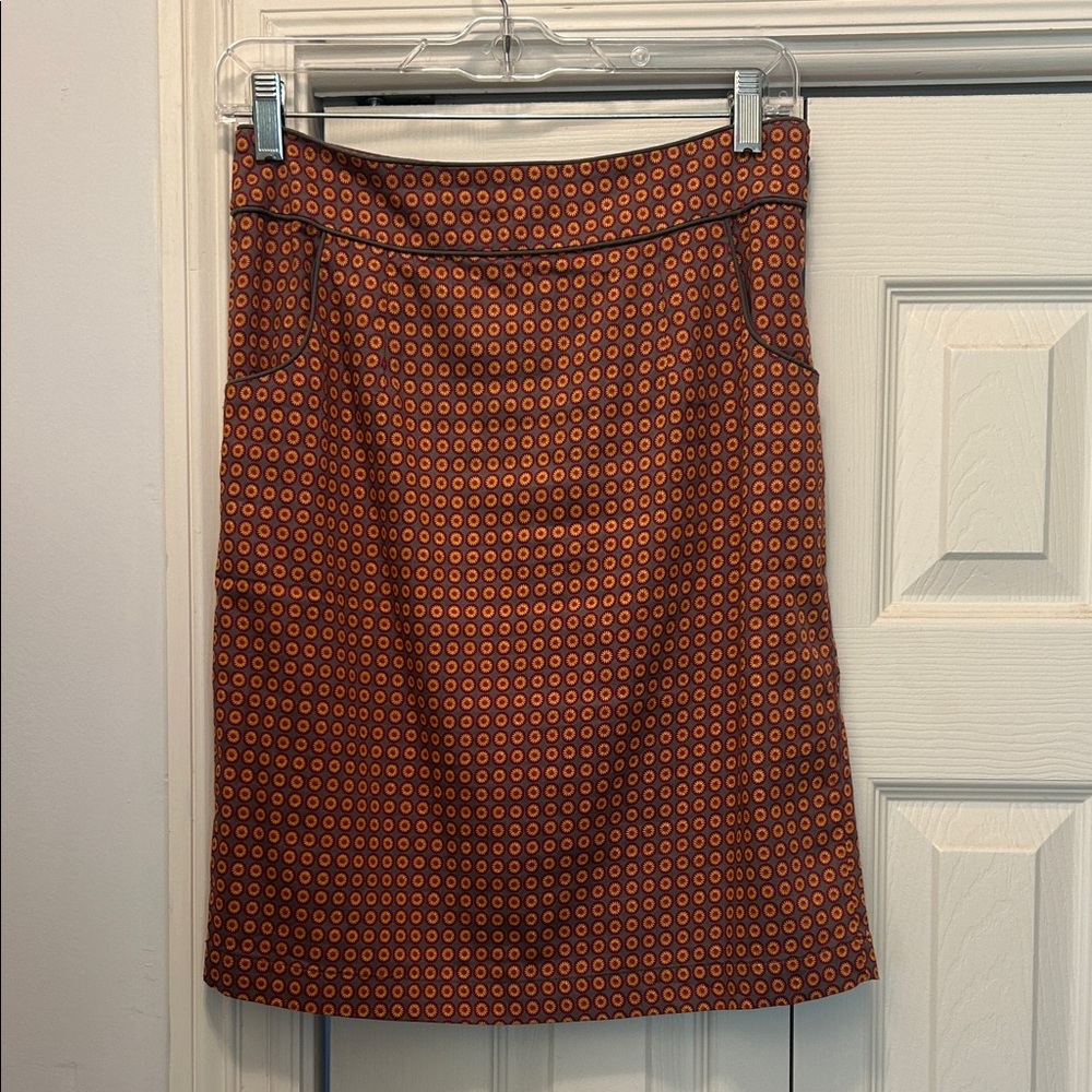 Tulle Geometric A-Line Skirt